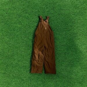 Carhartt tall firm duck insulated bib overalls